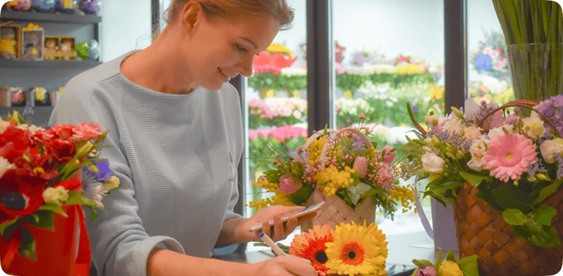 Flower delivery using Pokato
