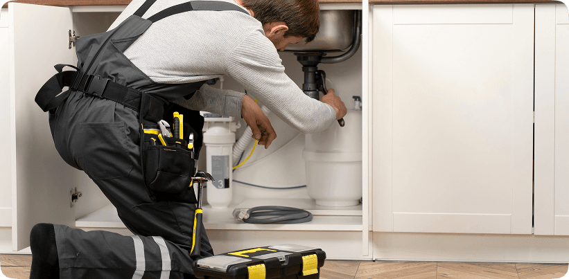 Plumber using Pokato